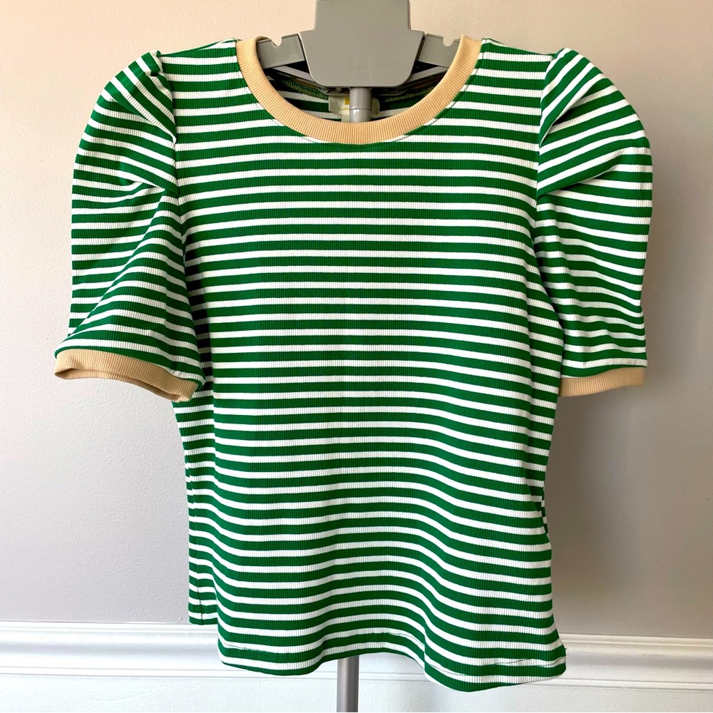 Anthropologie Maeve Puff Sleeve Top